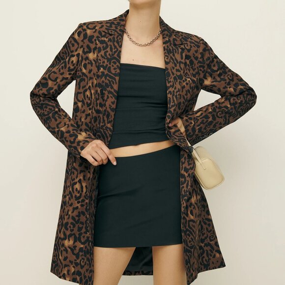 Brand NEW! Reformation Eleonore Jacket Brown - Size XS  (Ordered Double!) - Picture 1 of 4